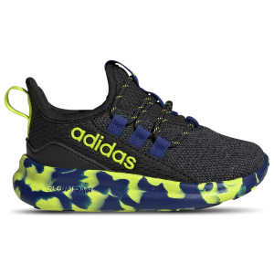 adidas Lite Racer Adapt 8.0 Elastic Lace - Boys' Toddler - Core Black/Solar Slime/Mystery Ink
