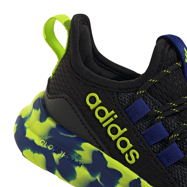 adidas Lite Racer Adapt 8.0 Elastic Lace - Boys' Toddler - Core Black/Solar Slime/Mystery Ink - Image 7