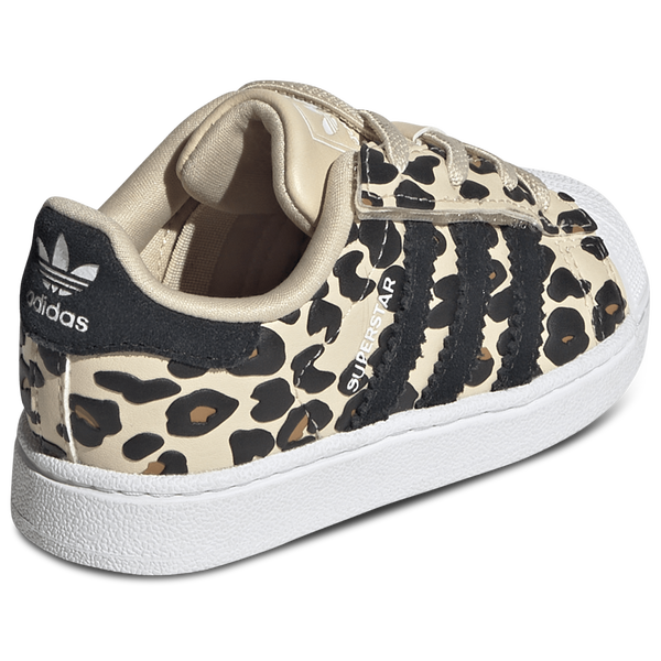 adidas Originals Superstar - Girls' Toddler - Tan/Multi - Image 3