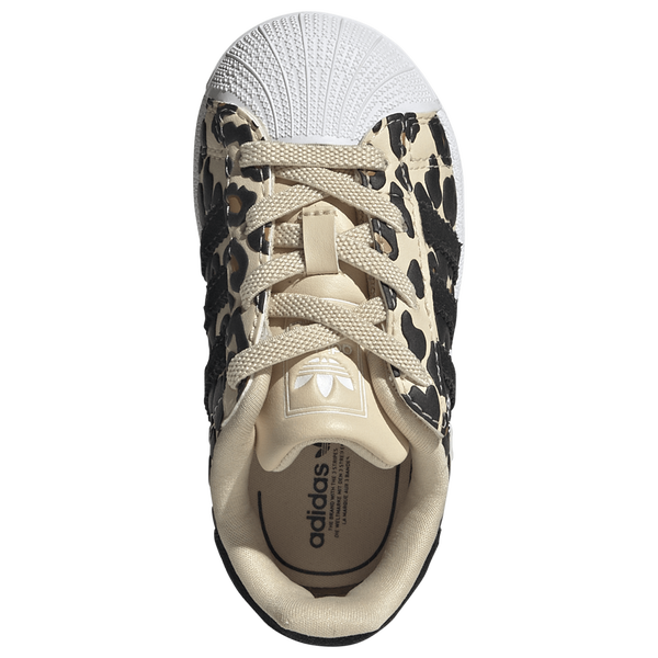 adidas Originals Superstar - Girls' Toddler - Tan/Multi - Image 4