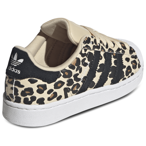 adidas Originals Superstar - Girls' Preschool - Tan/Multi - Image 3