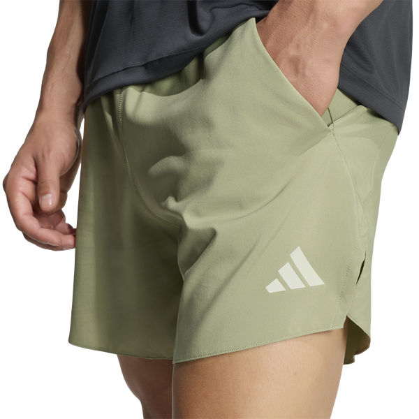 adidas adi365 Formotion Iconic 7" Running Shorts - Men's - Tent Green - Image 3