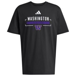 adidas University of Washington HOB T-Shirt - Men's - Black