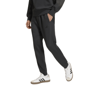 adidas Essentials 3-Stripes Fleece Joggers - Men's - Black/Black