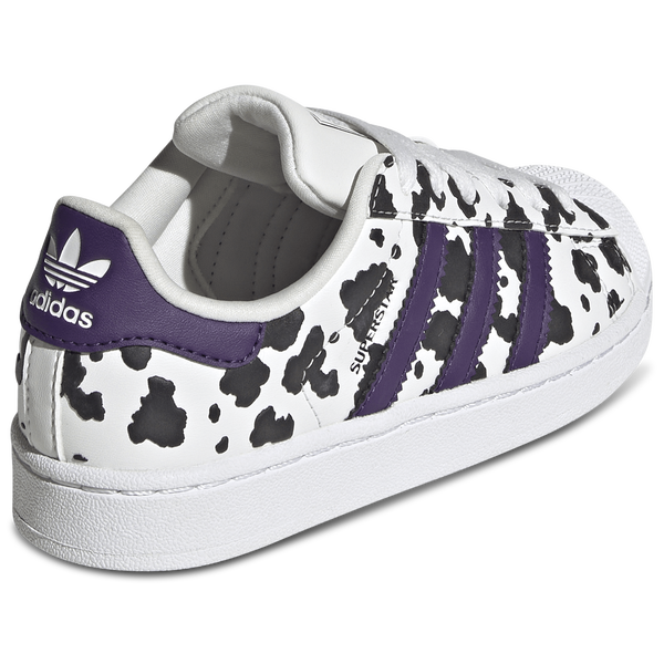 adidas Originals Superstar - Boys' Preschool - Violet/Footwear White/Crystal White - Image 3