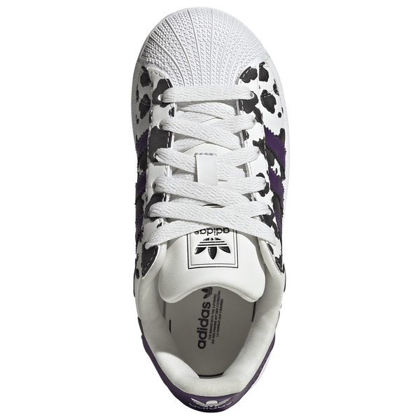 adidas Originals Superstar - Boys' Preschool - Violet/Footwear White/Crystal White - Image 4