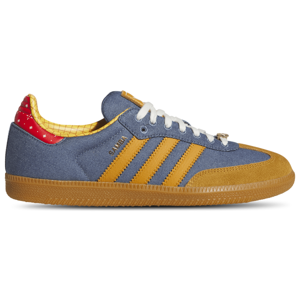 adidas Originals Samba - Men's - Blue/Yellow/Brown