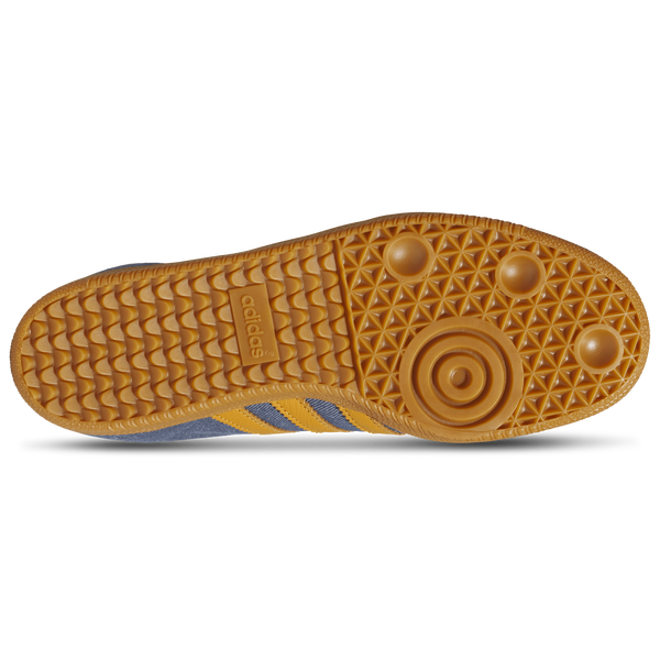 adidas Originals Samba - Men's - Blue/Yellow/Brown - Image 5