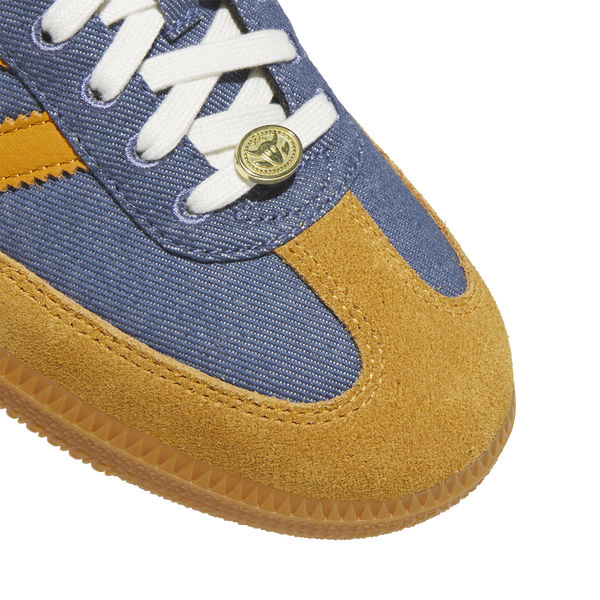 adidas Originals Samba - Men's - Blue/Yellow/Brown - Image 8