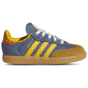 adidas Originals Samba - Girls' Toddler - Blue/Multi