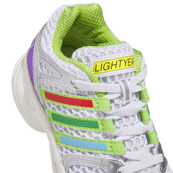 adidas Originals Control 5 - Boys' Preschool - Ftwr White/Solar Slime/Silver Mtlc - Image 7