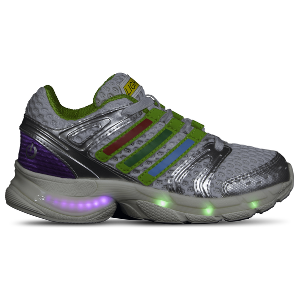 adidas Originals Control 5 - Boys' Preschool - Ftwr White/Solar Slime/Silver Mtlc - Image 9
