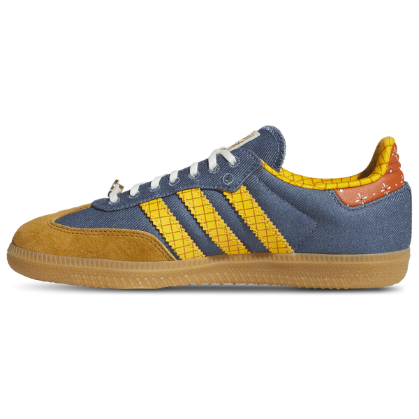 adidas Originals Samba - Boys' Grade School - Blue/Multi - Image 2