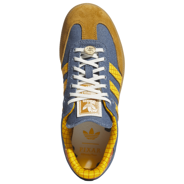 adidas Originals Samba - Boys' Grade School - Blue/Multi - Image 4