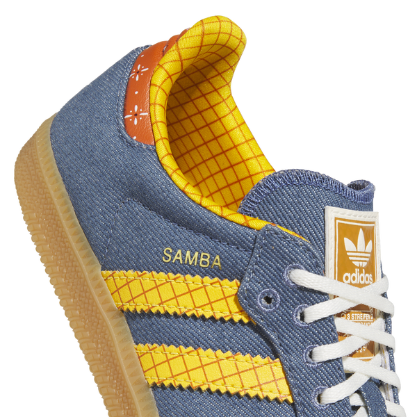 adidas Originals Samba - Boys' Grade School - Blue/Multi - Image 7