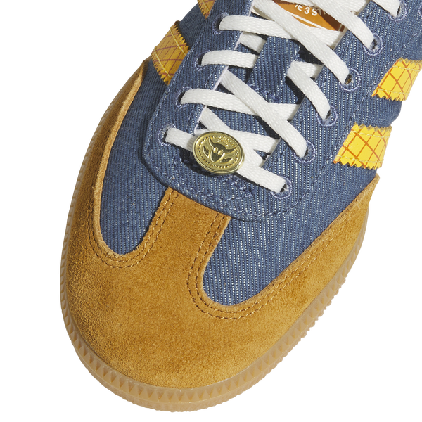 adidas Originals Samba - Boys' Grade School - Blue/Multi - Image 8