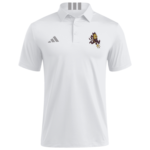 adidas College Short Sleeve Polo - Men's - White