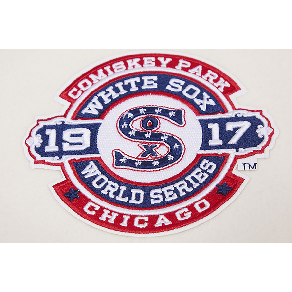 Pro Standard Chicago White Sox Retro Clsc Wool Varsity Jacket - Men's - Eggshell/Black - Image 6