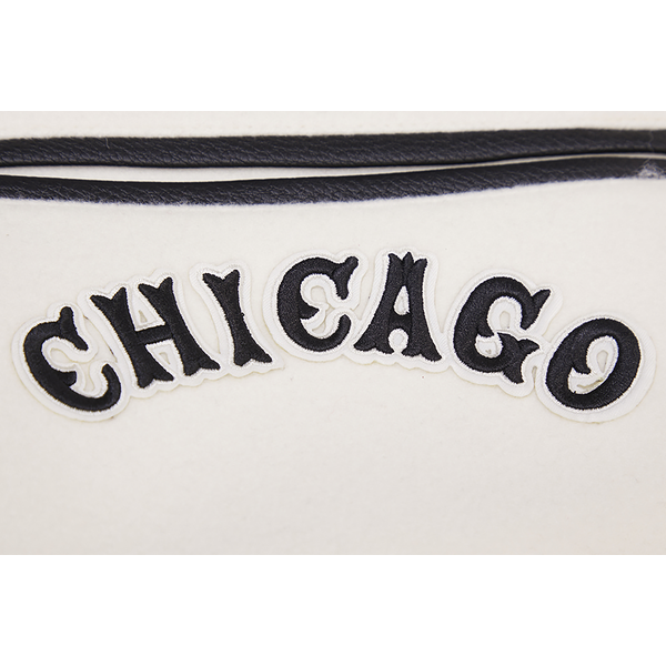 Pro Standard Chicago White Sox Retro Clsc Wool Varsity Jacket - Men's - Eggshell/Black - Image 7