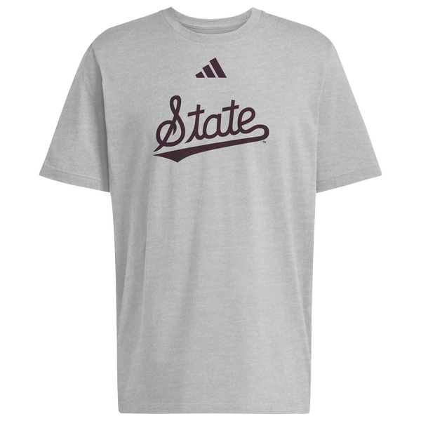adidas Mississippi State University Graphic T-Shirt - Men's - Gray