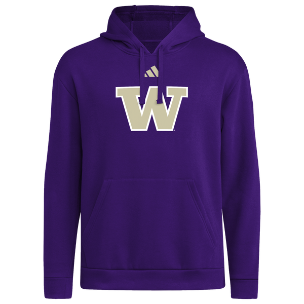 adidas College Logo Hoodie - Men's - Purple