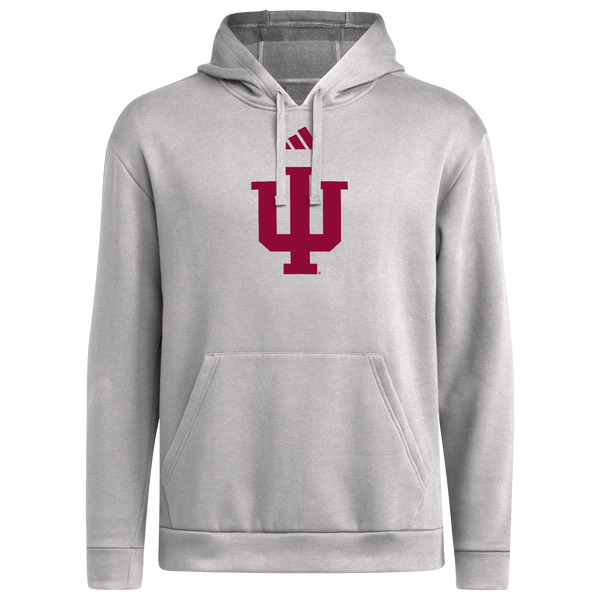 adidas NCAA Logo Hoodie - Men's - Medium Grey Heather