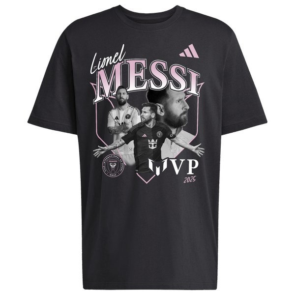 adidas Messi 2025 MVP T-Shirt - Men's - Black/Black