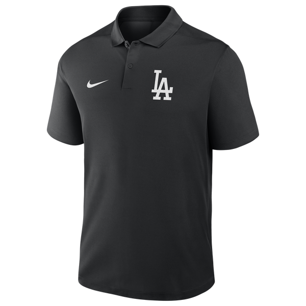 Nike Dodgers Victory Polo - Men's - Black - Image 2