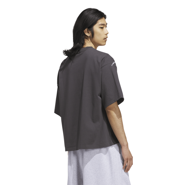 adidas Originals Metal Graphic Boxy T-Shirt - Men's - Utility Black/Solar Orange - Image 2