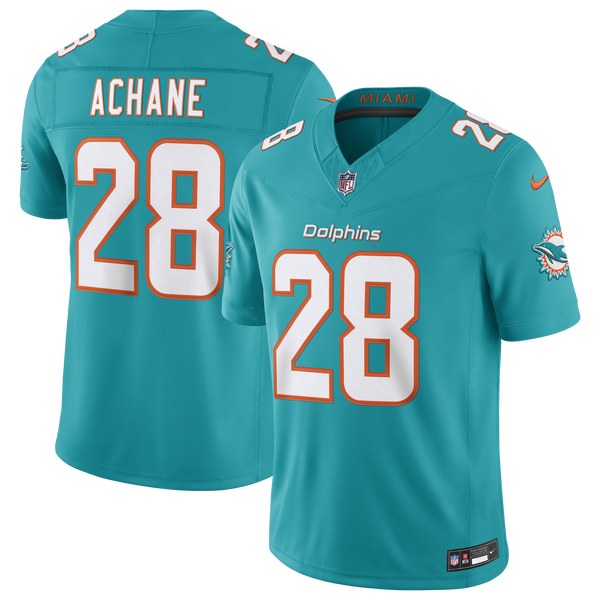Nike De'Von Achane Dolphins Limited Jersey - Men's - Turbo Green