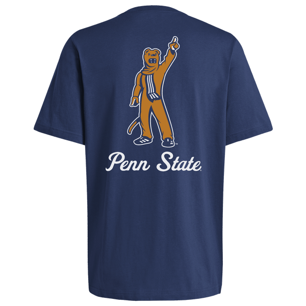adidas NCAA PSU Welcome Mascot T-Shirt - Men's - Navy - Image 2