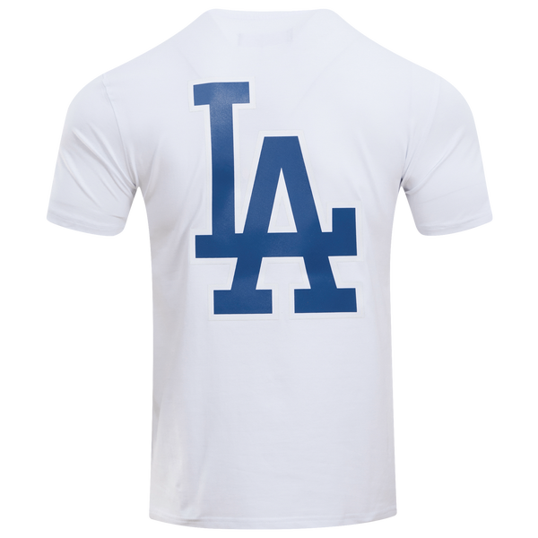 Pro Standard Los Angeles Dodgers Logo Classic Mesh Taping Tee - Men's - White - Image 2