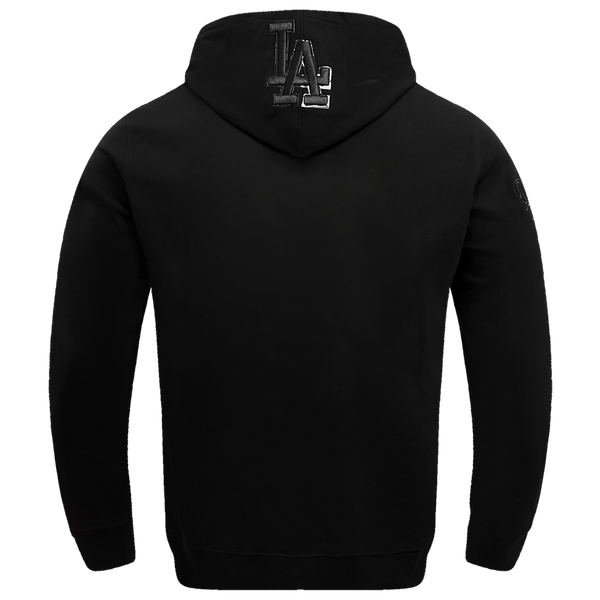 Pro Standard Los Angeles Dodgers Triple Black Dk PO Hoodie - Men's - Image 2