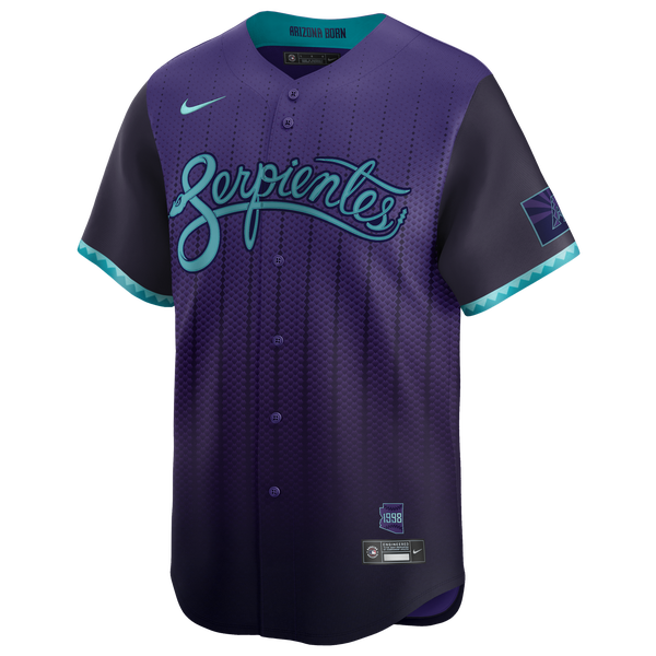 Nike MLB Arizona Diamondbacks City Connect Jersey - Men's - Purple - Image 2