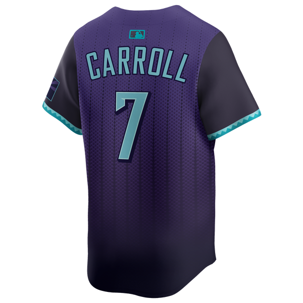 Nike MLB Arizona Diamondbacks City Connect Jersey - Men's - Purple - Image 3