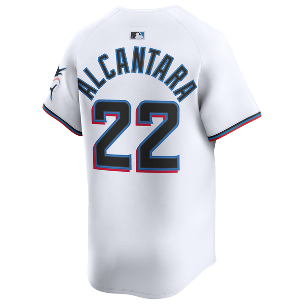 Nike MLB Miami Marlins Home Limited Jersey - Men's - White - Image 3