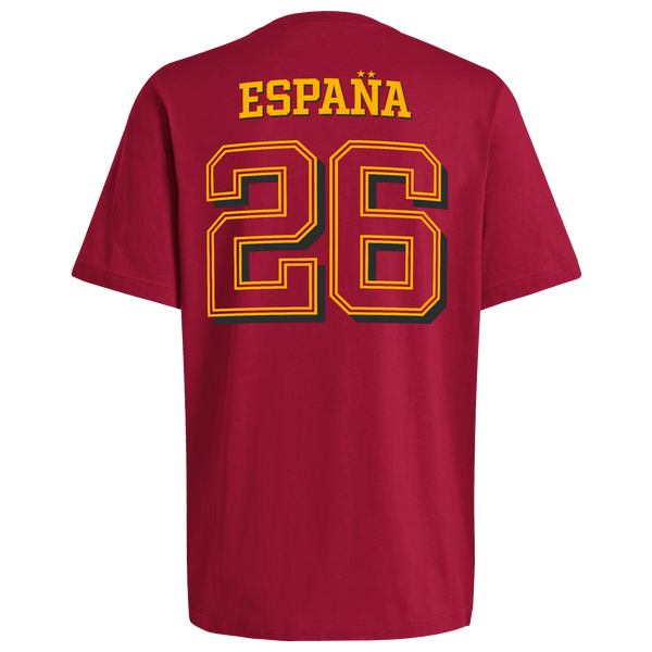 adidas Spain Campeones 26 T-Shirt - Men's - Red - Image 2