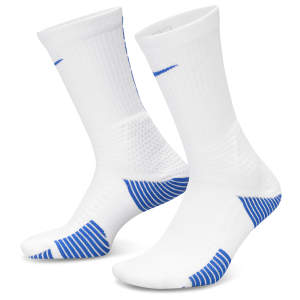 Nike Elite Cushion Crew Socks 1 Pair - Adult - White/Game Royal/Game Royal