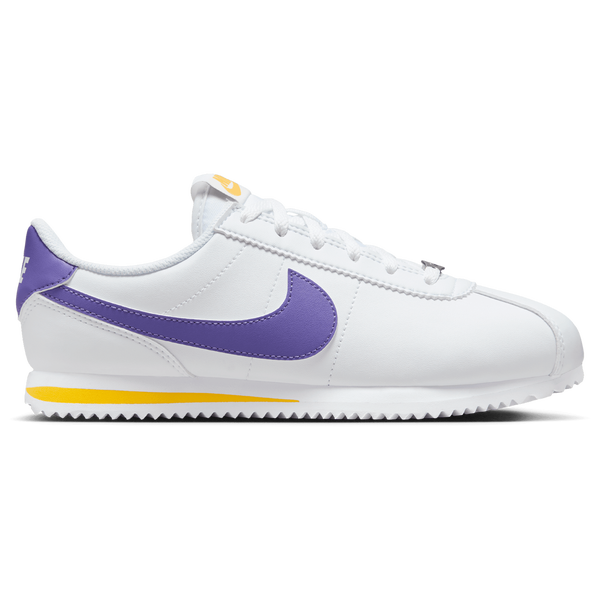 Nike Cortez - Boys' Grade School - White/Purple