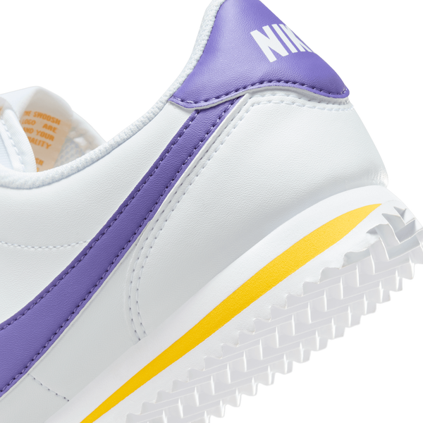 Nike Cortez - Boys' Grade School - White/Purple - Image 8