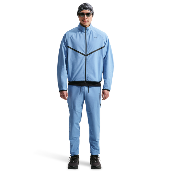 Nike Tech Shori Knit Track Jacket - Men's - Black/Blue - Image 3