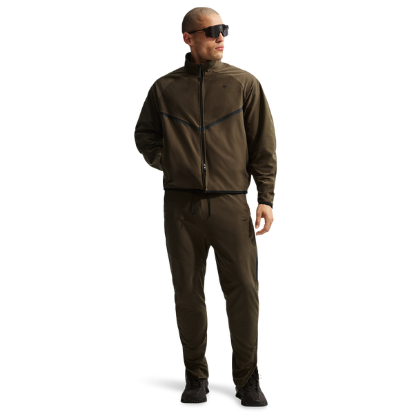 Nike Tech Shori Knit Track Jacket - Men's - Black/Dark Hazel - Image 5