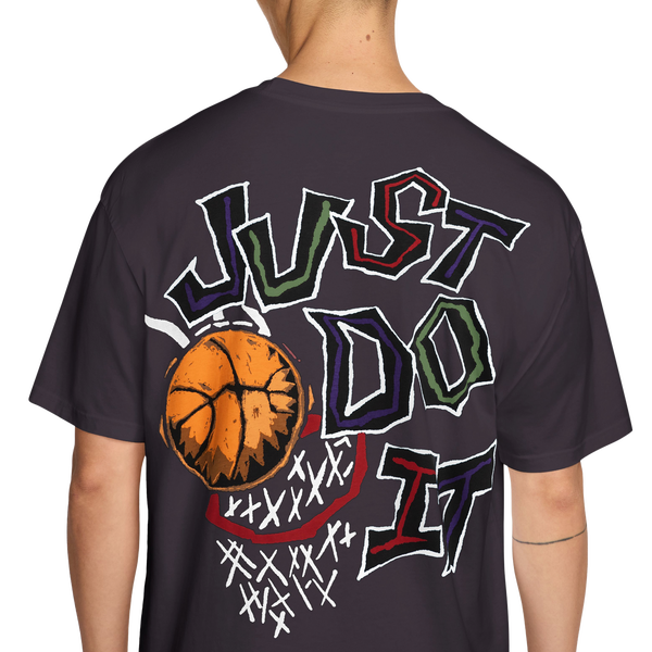 Nike M90 Summit Just Do It Basketball T-Shirt - Men's - Black/White - Image 3
