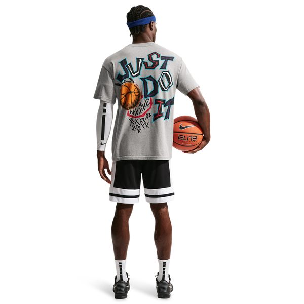 Nike M90 Summit Just Do It Basketball T-Shirt - Men's - Dk Grey Heather - Image 4