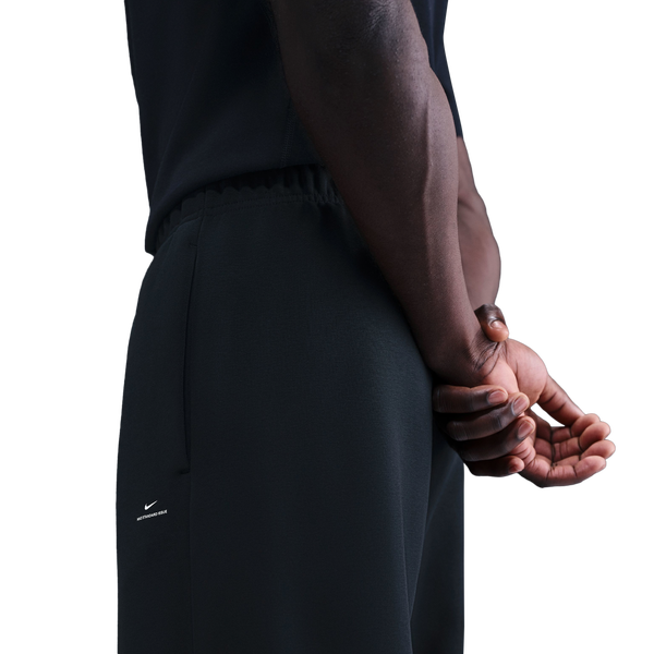 Nike Standard Issue Brushed Open Hem Pants - Men's - Black/White - Image 2