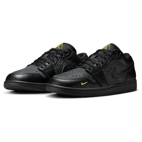 Jordan Air Jordan 1 Low SE - Men's - Black/Tour Yellow - Image 6