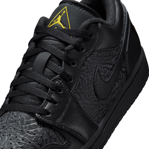 Jordan Air Jordan 1 Low SE - Men's - Black/Tour Yellow - Image 7