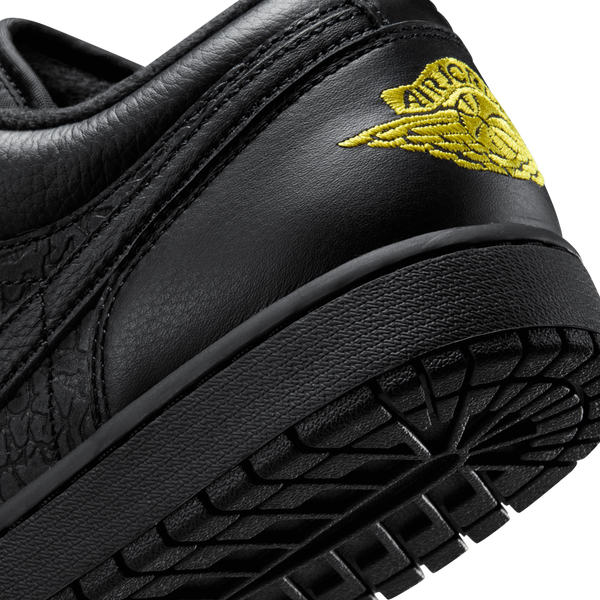 Jordan Air Jordan 1 Low SE - Men's - Black/Tour Yellow - Image 8