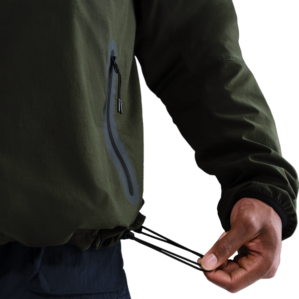 Nike Tech Woven WR Full-Zip Jacket - Men's - Sequoia/Black - Image 3