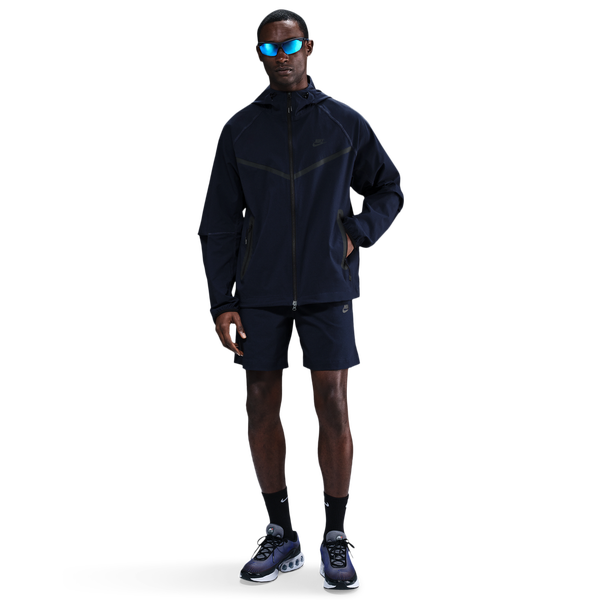 Nike Tech Woven WR Full-Zip Jacket - Men's - Obsidian/Obsidian/Black - Image 5